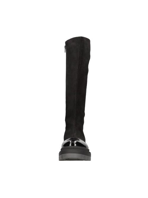 Wymi Salou suede and patent leather boots CHIE MIHARA | WYMI SALOUNERO